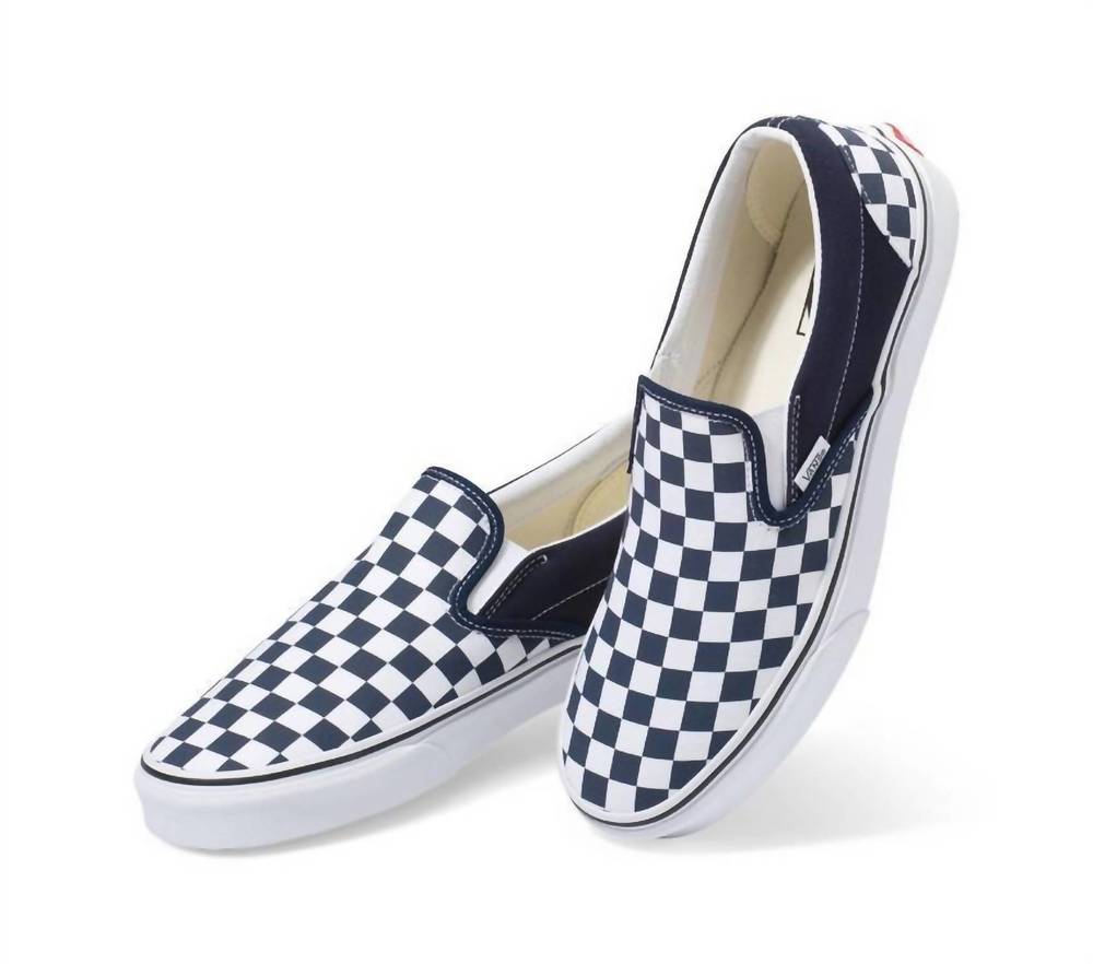 NEW VANS men's checkerboard slip on in parisian - Picture 4 of 5